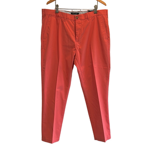 Tommy Hilfiger Coral/pink/orange Chinos Tailored Cotton Blend Size 38X30